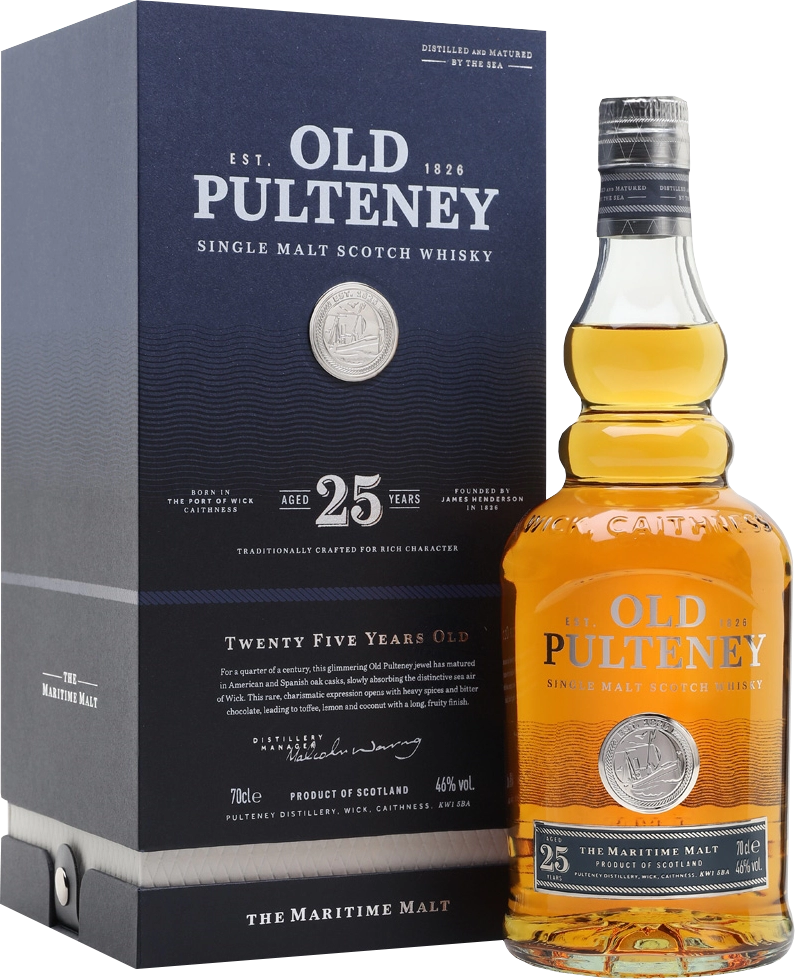 Rượu Whisky Old Pulteney 25 Year Old